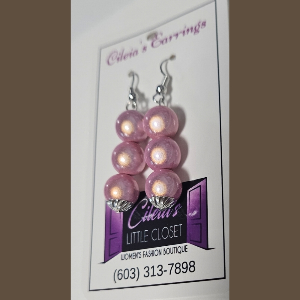 Dangling Earrings, Beaded
